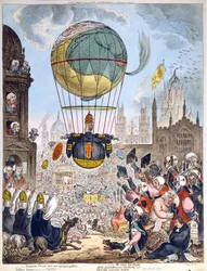 Tentanda via est qua me quoque possim Tollere humo, veröffentlicht von Hannah Humphrey im Jahr 1810 (Radierung, Gravur, Aquatinta und Aquarell auf Papier)